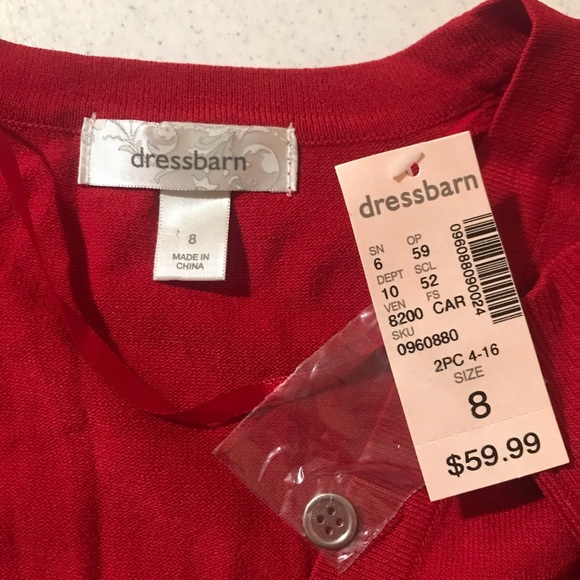 ♥️ dressbarn women's long sleeve tops size 8 - Picture 3 of 4